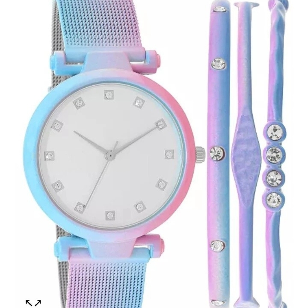 INC International Concepts Women's Gift Set Watch & Bracelet